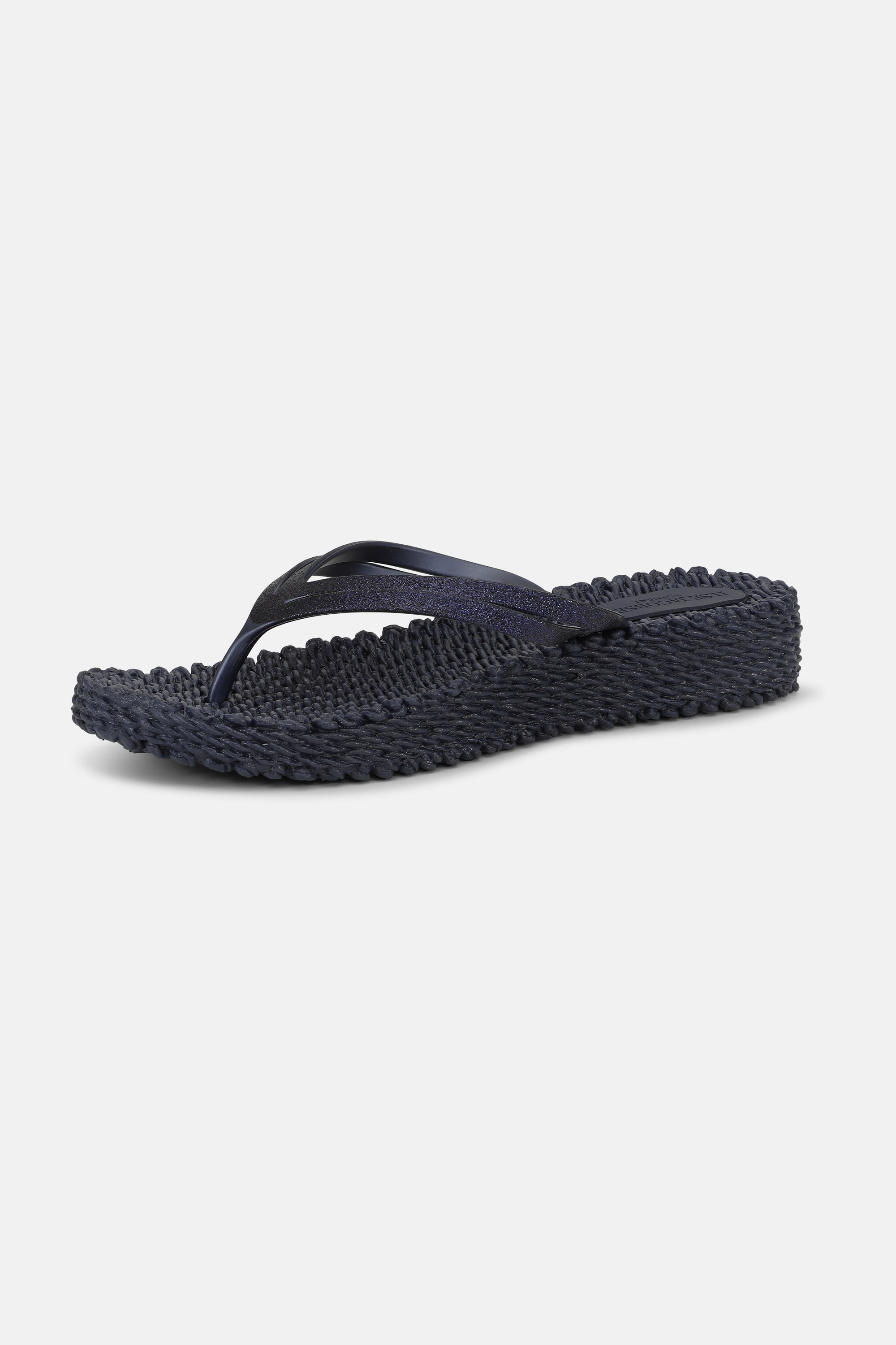 Platform Flip-flops Glitter - Indigo